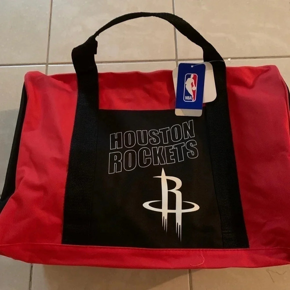 NBA Houston Rockets Tote Duffle Bag New - Picture 3 of 9
